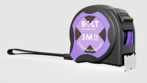 מטר מדידה מקצועי 3 מטר BOLT
