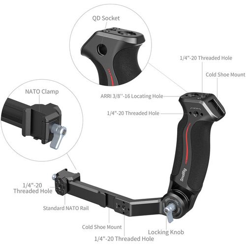 ידית אחיזה לגימבל SmallRig Sling Handle DJI RS