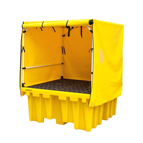 כיסוי למאצרה לקובית IBC. מידות 130h*139*139