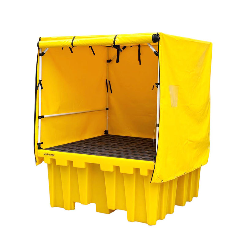 כיסוי למאצרה לקובית IBC. מידות 130h*139*139