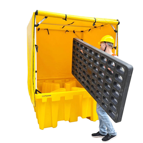 כיסוי למאצרה לקובית IBC. מידות 130h*139*139