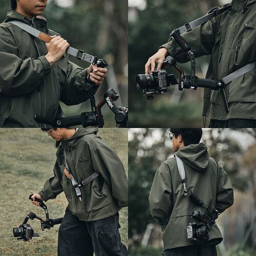 ידית אחיזה עם רצועת נשיאה לגימבל SmallRig Sling Handle Kit DJI RS