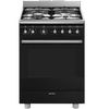 תנור משולב כיריים SMEG סמאג דגם SSA60MBL2  ***מתצוגה***