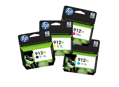 סט ראשי דיו מקורי HP 912XL (700 דפים)