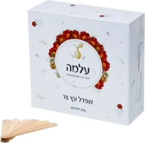 עלמה שפדלות עץ צרות מקל ארטיק מארז 200 יח