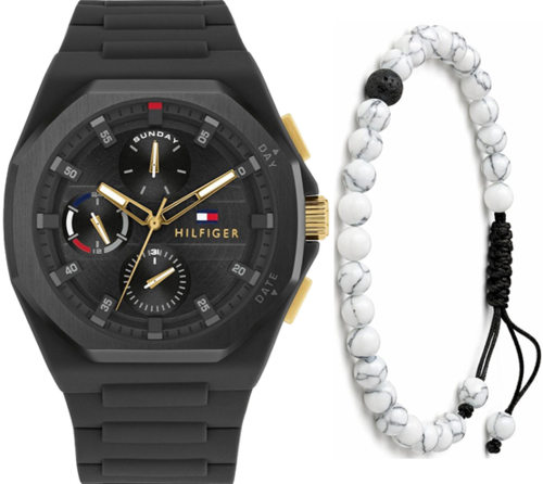 טומי הילפיגר לגברים Tommy Hilfiger 1792120 סט צמיד מתנה 