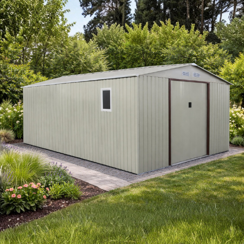 מחסן מתכת פרמיום דגם 3.40X4.46 Garden Top T1115