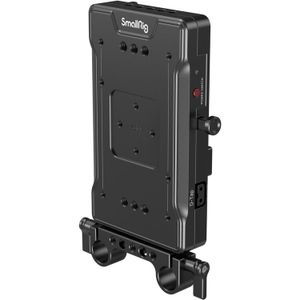 פלטת סוללה V-Mount עם קלאמפ למוטות SmallRig 3203B