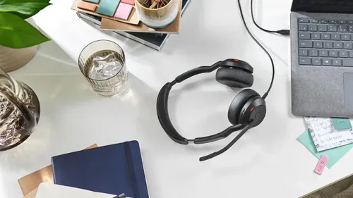 אוזניות Jabra Evolve 30 II Stereo MS Teams USB C/A adapter