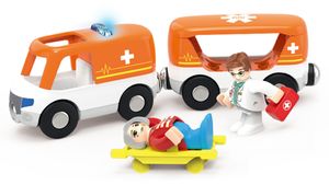 אמבולנס עם אורות וצלילים, קרון ו 2 דמויות