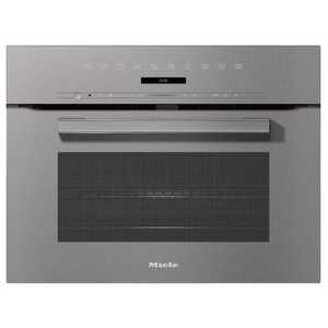 תנור בנוי משולב מיקרוגל Miele H7240BM PerfectClean אפור