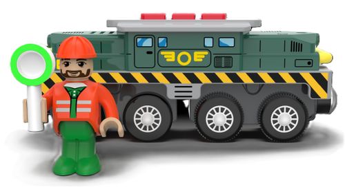 קטר חשמלי Crocodile עם דמות
