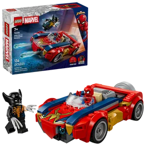  מרוול - ספיידרמן במכונית נגד וונומייזד וולברין LEGO 76336