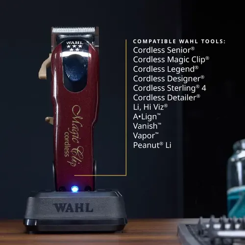 מעמד טעינה מקורי למכונת תספורת Wahl Professional Cord Single Power Station