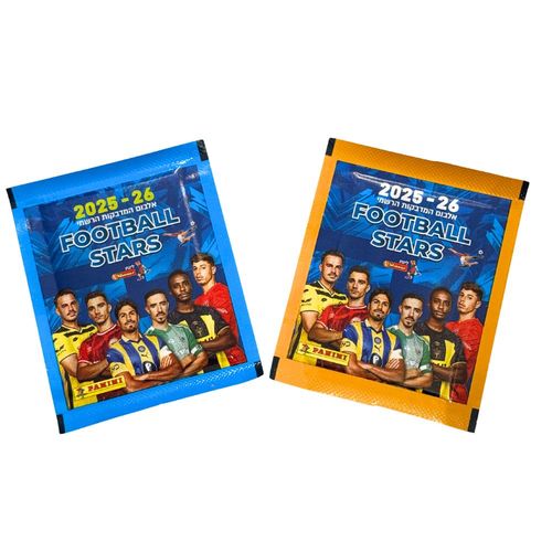 חבילת מדבקות ליגת העל הישראלית - 2025-26 Football Stars