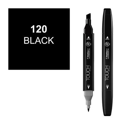 טוש דו צדדי Touch -Black 120