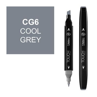 טוש דו צדדי Touch -Cool Grey CG 6