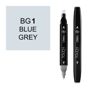 טוש דו צדדי Touch -Blue Grey BG 1