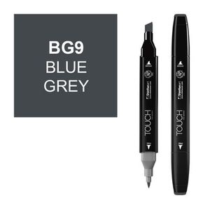 טוש דו צדדי Touch -Blue Grey BG 9
