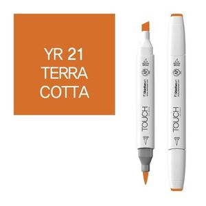 טוש דו צדדי מכחול Touch -Terra Cotta YR 21