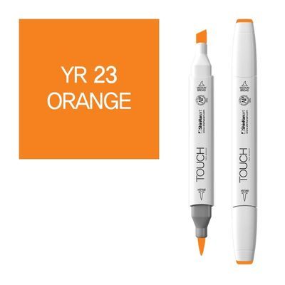 טוש דו צדדי מכחול Touch -Orange YR 23