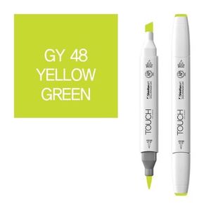 טוש דו צדדי מכחול Touch -Yellow Green GY 48