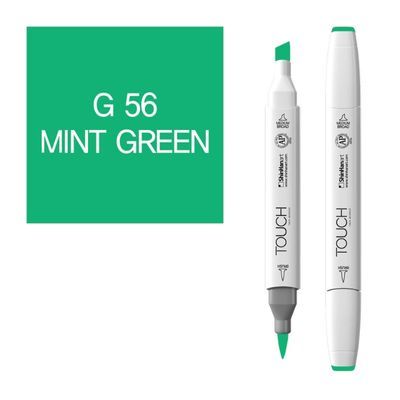 טוש דו צדדי מכחול Touch -Mint Green G 56