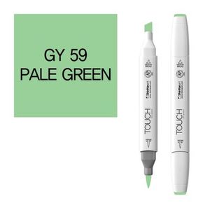 טוש דו צדדי מכחול Touch -Pale Green GY 59
