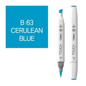 טוש דו צדדי מכחול Touch -Cerulean Blue B 63