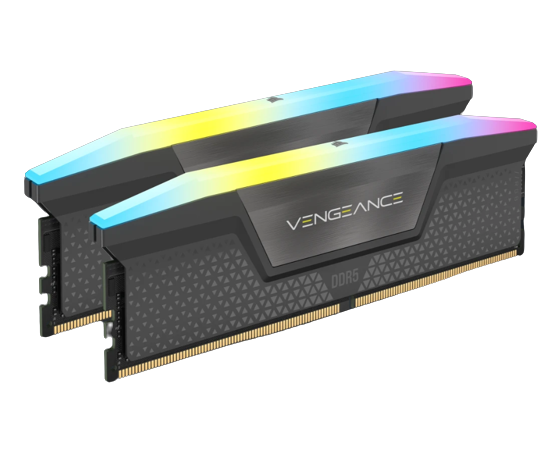 זכרון לנייח Corsair Vengeance RGB 32GB 2X16 DDR5 6000Mhz c38 Expo