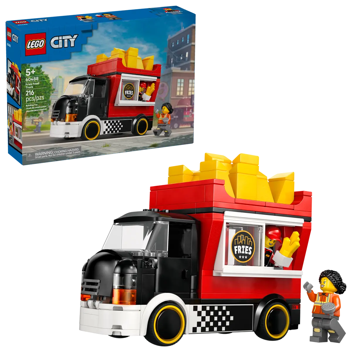 סיטי - משאית מזון - צ'יפס LEGO 60488 - Lego - סיטי - CITY