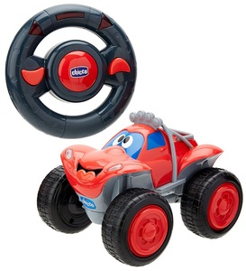 מכונית חשמלית עם שלט אלחוטי, אורות וצלילים - בילי אדום