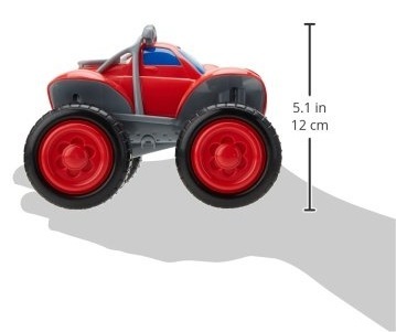 מכונית חשמלית עם שלט אלחוטי, אורות וצלילים - בילי אדום