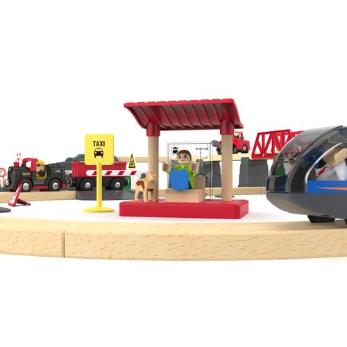 ערכת מסילת רכבת חשמלית 76 חלקים