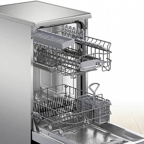 מדיח כלים ‏צר Bosch SPS2HKI58E בוש דמוי נירוסטה