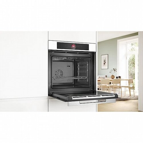 תנור בילד אין בוש HBG7341W1 סידרה 8 החדשה 71 ליטר BOSCH גרמניה