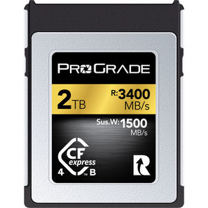 כרטיס זיכרון ProGrade 2TB CFexpress 4.0 Type B Gold