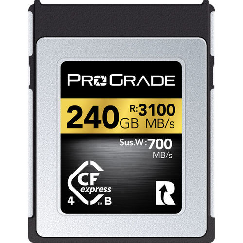 כרטיס זיכרון ProGrade 240GB CFexpress 4.0 Type B Gold