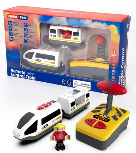 רכבת חשמלית מהירה עם אפקטים, תאורה ושלט רחוק Finley - לבן