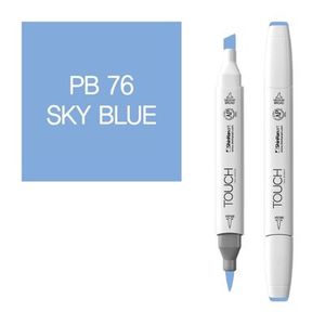 טוש דו צדדי מכחול Touch -Sky Blue PB 76