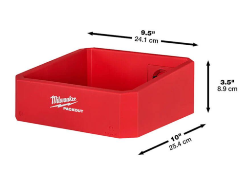 מדף תלייה קטן מסדרת PACKOUT™ מבית milwaukee