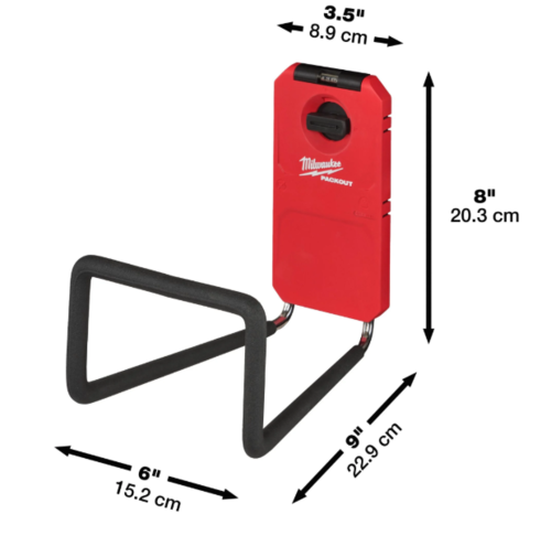 וו תלייה כפול סגור מסדרת PACKOUT™ מבית milwaukee