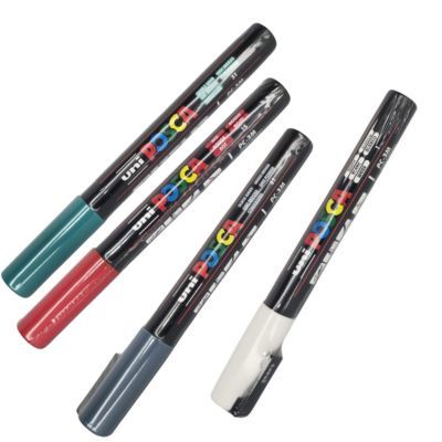 טוש POSCA -PC 3M חוד בינוני-דק (0.9–1.3 מ״מ) 
