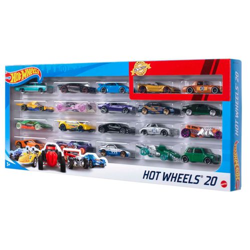 Hot Wheels הוט ווילס 20 מכוניות מתכת באריזה