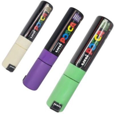 טוש אקרילי 8 ממ POSCA 8K