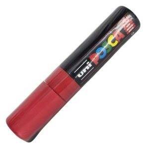 טוש אקרילי 8 מ מ POSCA -Red 8K