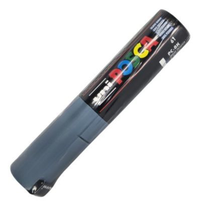 טוש אקרילי 8 מ מ POSCA -SLATE GREY 8K