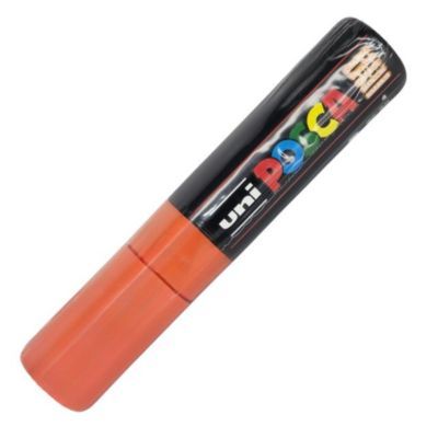 טוש אקרילי 8 מ מ POSCA -ORANGE 8K
