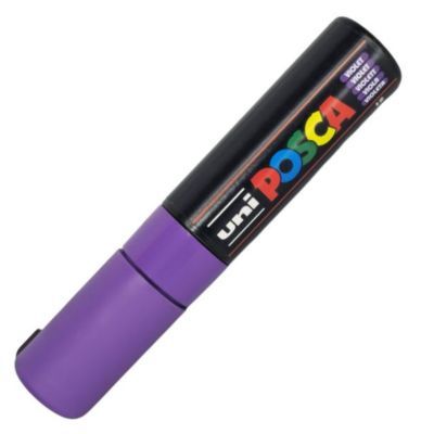 טוש אקרילי 8 מ מ POSCA -VIOLET 8K