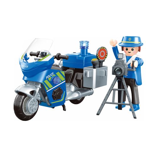 אופנוע משטרתי לבחירה מתוך 4 דמויות POWER PLANET